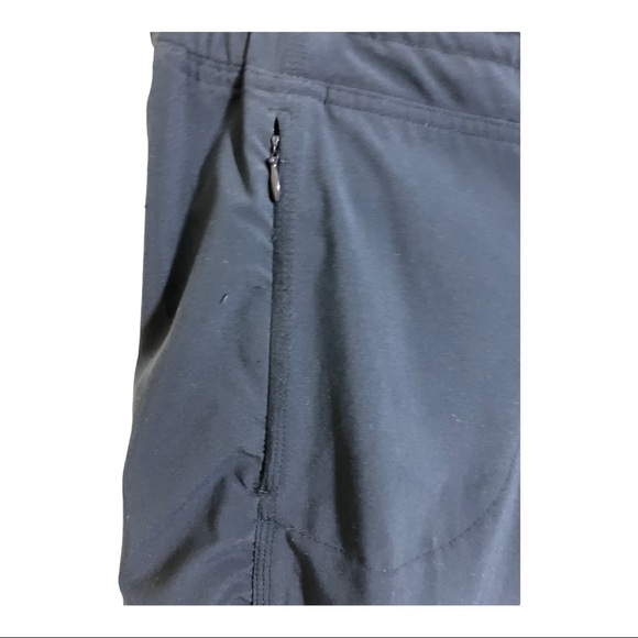 Athleta Womens jogger pants cuff bottom pockets zipper blue size 4. Drawstring - Picture 4 of 10
